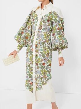 Alemais Isabella Midi Linen Dress